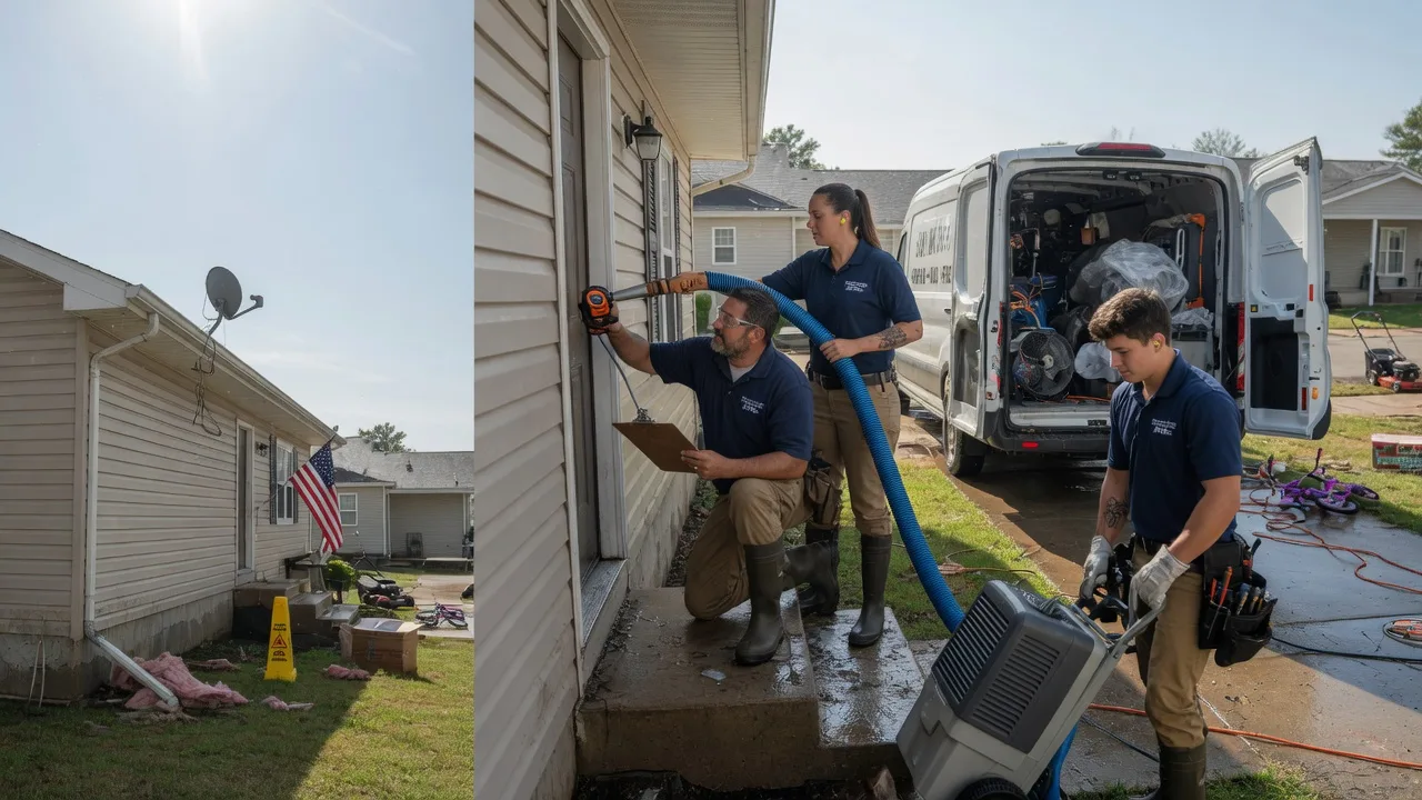 Ceiling Water Damage Restoration in Columbus, MI near me
