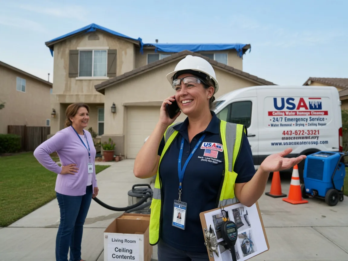 Ceiling Water Damage Restoration Columbus, MI FAQs